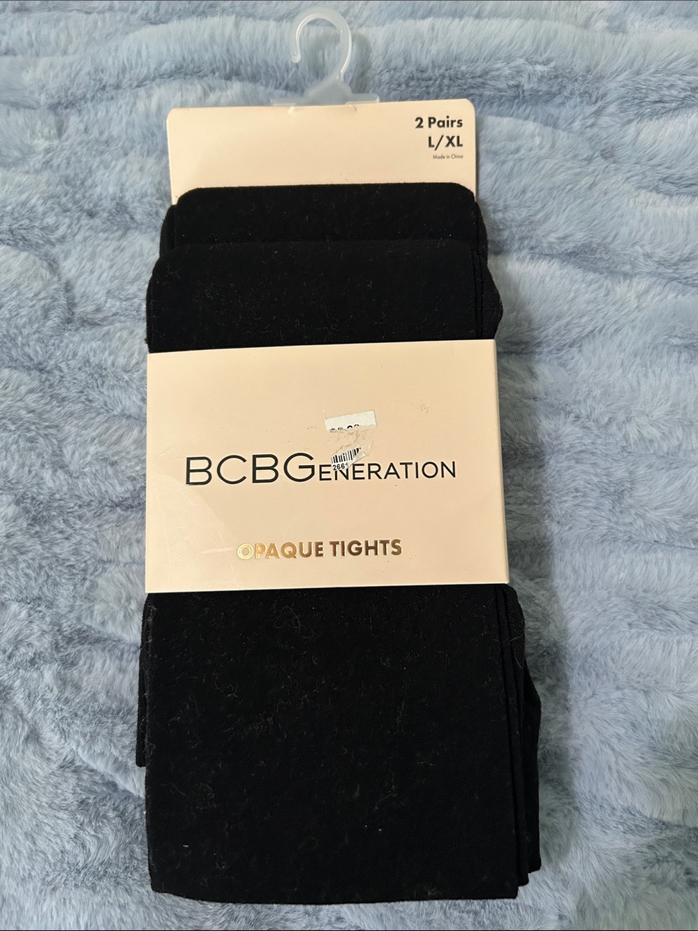 BCBGeneration Black Opaque Tights - 2 Pack